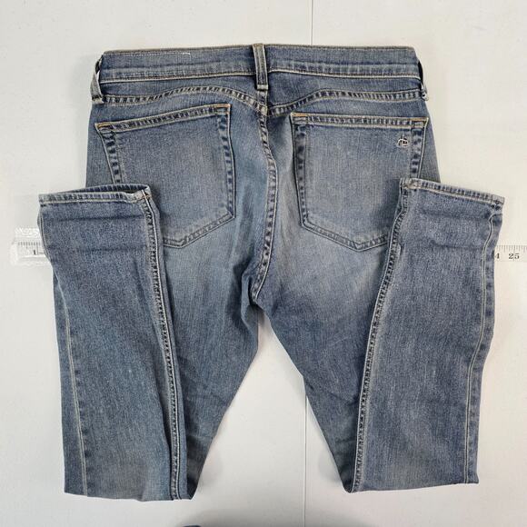 Rag and Bone the dre slim straight‎ jeans size 26 womens denim 6054 - Picture 3 of 14